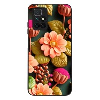 Θήκη Sonique 3D Flower Series για Xiaomi Redmi 10 / Redmi 10 2022 Σομόν