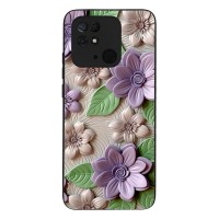Θήκη Sonique 3D Flower Series για Xiaomi Redmi 10C Βιολετί