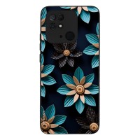 Θήκη Sonique 3D Flower Series για Xiaomi Redmi 10C Γαλάζιο