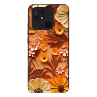 Θήκη Sonique 3D Flower Series για Xiaomi Redmi 10C Πορτοκαλί