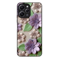Θήκη Sonique 3D Flower Series για Xiaomi Redmi 12 4G / Redmi 12 5G Βιολετί