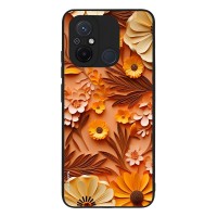 Θήκη Sonique 3D Flower Series για Xiaomi Redmi 12C Πορτοκαλί