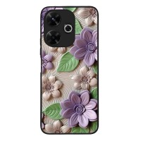 Θήκη Sonique 3D Flower Series για Xiaomi Redmi 13 4G / Poco M6 4G Βιολετί