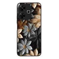 Θήκη Sonique 3D Flower Series για Xiaomi Redmi 13 4G / Poco M6 4G Γκρι