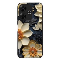 Θήκη Sonique 3D Flower Series για Xiaomi Redmi 13 4G / Poco M6 4G Εκρού
