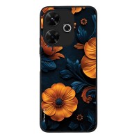 Θήκη Sonique 3D Flower Series για Xiaomi Redmi 13 4G / Poco M6 4G Πορτοκαλί 01