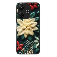 Θήκη Sonique 3D Flower Series για Xiaomi Redmi 13 4G / Poco M6 4G Πράσινο