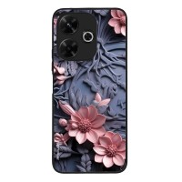 Θήκη Sonique 3D Flower Series για Xiaomi Redmi 13 4G / Poco M6 4G Ροζ 02