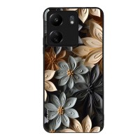 Θήκη Sonique 3D Flower Series για Xiaomi Redmi 13C 4G / Poco C65 4G Γκρι