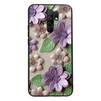 Θήκη Sonique 3D Flower Series για Xiaomi Redmi 9 Βιολετί