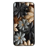 Θήκη Sonique 3D Flower Series για Xiaomi Redmi 9 Γκρι