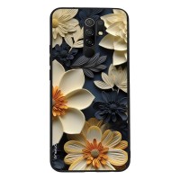 Θήκη Sonique 3D Flower Series για Xiaomi Redmi 9 Εκρού