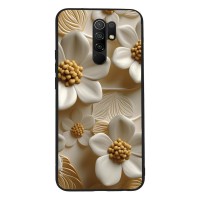 Θήκη Sonique 3D Flower Series για Xiaomi Redmi 9 Λευκό