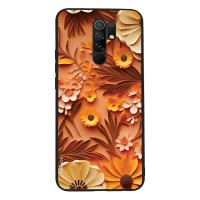 Θήκη Sonique 3D Flower Series για Xiaomi Redmi 9 Πορτοκαλί
