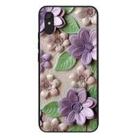 Θήκη Sonique 3D Flower Series για Xiaomi Redmi 9A / Redmi 9AT Βιολετί