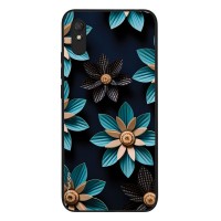 Θήκη Sonique 3D Flower Series για Xiaomi Redmi 9A / Redmi 9AT Γαλάζιο