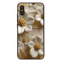 Θήκη Sonique 3D Flower Series για Xiaomi Redmi 9A / Redmi 9AT Λευκό