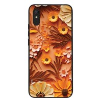 Θήκη Sonique 3D Flower Series για Xiaomi Redmi 9A / Redmi 9AT Πορτοκαλί