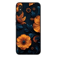 Θήκη Sonique 3D Flower Series για Xiaomi Redmi 9A / Redmi 9AT Πορτοκαλί 01