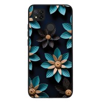 Θήκη Sonique 3D Flower Series για Xiaomi Redmi 9C / Redmi 10A Γαλάζιο