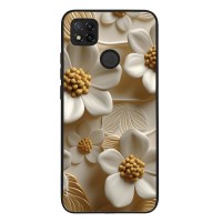 Θήκη Sonique 3D Flower Series για Xiaomi Redmi 9C / Redmi 10A Λευκό