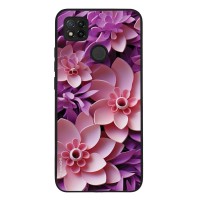 Θήκη Sonique 3D Flower Series για Xiaomi Redmi 9C / Redmi 10A Ροζ