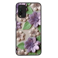 Θήκη Sonique 3D Flower Series για Xiaomi Redmi 9T Βιολετί