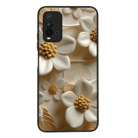 Θήκη Sonique 3D Flower Series για Xiaomi Redmi 9T Λευκό