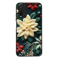 Θήκη Sonique 3D Flower Series για Xiaomi Redmi 9T Πράσινο