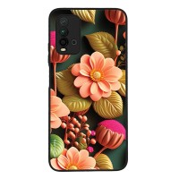 Θήκη Sonique 3D Flower Series για Xiaomi Redmi 9T Σομόν