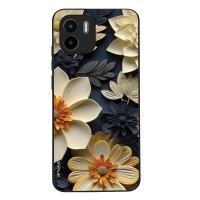 Θήκη Sonique 3D Flower Series για Xiaomi Redmi A1 / Redmi A2 Εκρού