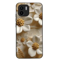 Θήκη Sonique 3D Flower Series για Xiaomi Redmi A1 / Redmi A2 Λευκό