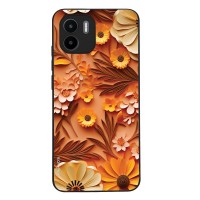 Θήκη Sonique 3D Flower Series για Xiaomi Redmi A1 / Redmi A2 Πορτοκαλί