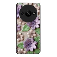 Θήκη Sonique 3D Flower Series για Xiaomi Redmi A3 / Redmi A3x Βιολετί