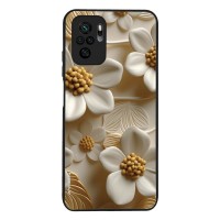 Θήκη Sonique 3D Flower Series για Xiaomi Redmi Note 10 / Redmi Note 10s / Poco M5s Λευκό
