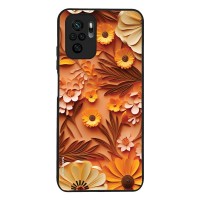 Θήκη Sonique 3D Flower Series για Xiaomi Redmi Note 10 / Redmi Note 10s / Poco M5s Πορτοκαλί