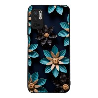 Θήκη Sonique 3D Flower Series για Xiaomi Redmi Note 10 5G / Poco M3 Pro 5G Γαλάζιο