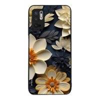 Θήκη Sonique 3D Flower Series για Xiaomi Redmi Note 10 5G / Poco M3 Pro 5G Εκρού