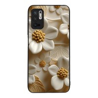 Θήκη Sonique 3D Flower Series για Xiaomi Redmi Note 10 5G / Poco M3 Pro 5G Λευκό