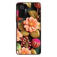 Θήκη Sonique 3D Flower Series για Xiaomi Redmi Note 10 Pro Σομόν