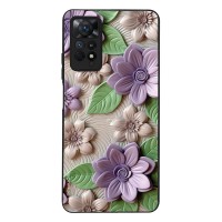 Θήκη Sonique 3D Flower Series για Xiaomi Redmi Note 11 Pro 4G/5G / Redmi Note 12 Pro 4G Βιολετί