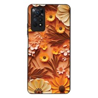 Θήκη Sonique 3D Flower Series για Xiaomi Redmi Note 11 Pro 4G/5G / Redmi Note 12 Pro 4G Πορτοκαλί