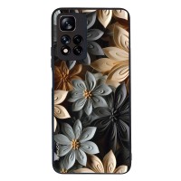 Θήκη Sonique 3D Flower Series για Xiaomi Redmi Note 11 Pro Plus 5G Γκρι