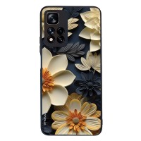 Θήκη Sonique 3D Flower Series για Xiaomi Redmi Note 11 Pro Plus 5G Εκρού