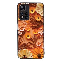 Θήκη Sonique 3D Flower Series για Xiaomi Redmi Note 11 Pro Plus 5G Πορτοκαλί