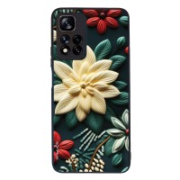 Θήκη Sonique 3D Flower Series για Xiaomi Redmi Note 11 Pro Plus 5G Πράσινο
