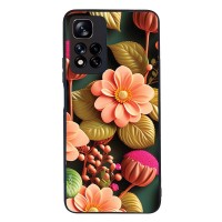 Θήκη Sonique 3D Flower Series για Xiaomi Redmi Note 11 Pro Plus 5G Σομόν