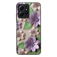 Θήκη Sonique 3D Flower Series για Xiaomi Redmi Note 12 4G Βιολετί