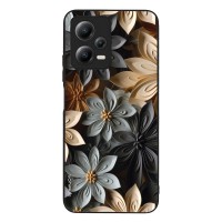 Θήκη Sonique 3D Flower Series για Xiaomi Redmi Note 12 5G / Poco X5 5G Γκρι