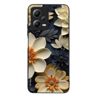 Θήκη Sonique 3D Flower Series για Xiaomi Redmi Note 12 5G / Poco X5 5G Εκρού